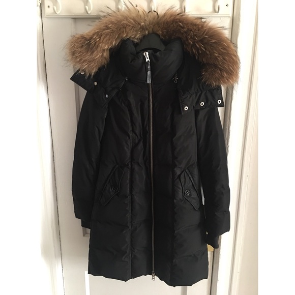 mackage hooded down parka